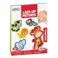 Rijgfiguren set 6 stuks 